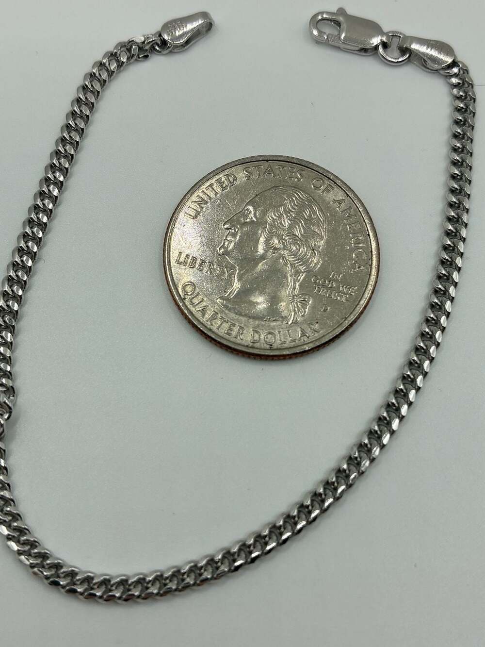 7" 2.9mm Miami Cuban Bracelet Sterling Silver Chain